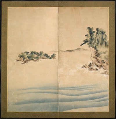 Monte Fuji y Enoshima, Período Edo, c.1825 de Katsushika Hokusai