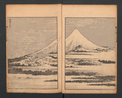 Monte Fuji del bosque de bambú, de Cien vistas del monte Fuji de Katsushika Hokusai