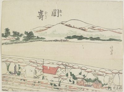 Okazaki, 1799-1802 de Katsushika Hokusai