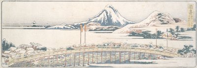 Okazaki, de la serie «Las cincuenta y tres estaciones de los placeres de la primavera» de Katsushika Hokusai