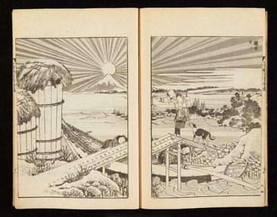 Cien vistas del monte Fuji, vol. 1 de Katsushika Hokusai
