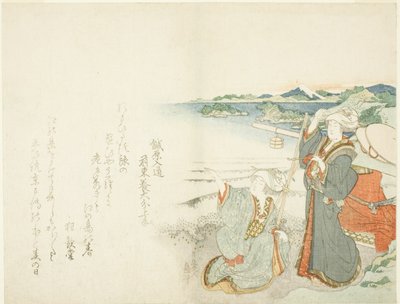 Peregrinación a Enoshima de Katsushika Hokusai