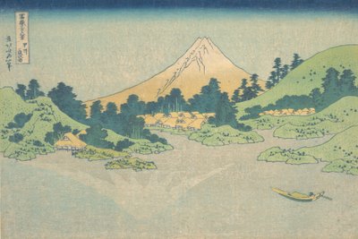 Reflejo en el Lago en la Provincia de Kai, de la serie de Katsushika Hokusai