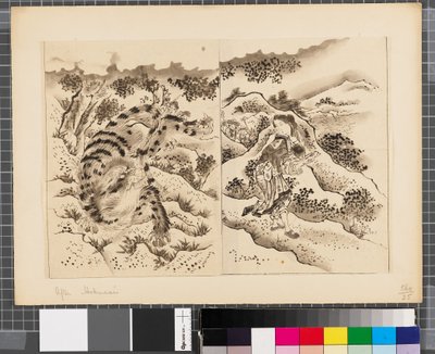 Escenas de la guerra entre Japón y Corea, finales del siglo XVIII-primera mitad del siglo XIX (tinta y aguada sobre papel) de Katsushika Hokusai