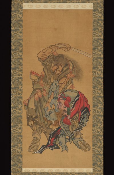Shōki, el domador de demonios de Katsushika Hokusai
