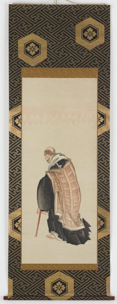 Seis inmortales de la poesía: Kisen Hoshi de Katsushika Hokusai