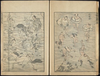 Cuaderno de bocetos, 1816 de Katsushika Hokusai