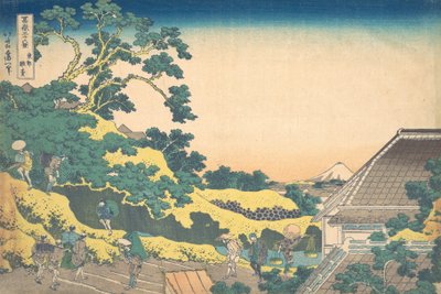 Surugadai en Edo Toto Sundai, de la serie Treinta y seis vistas del monte Fuji, ca. 1830-32 de Katsushika Hokusai