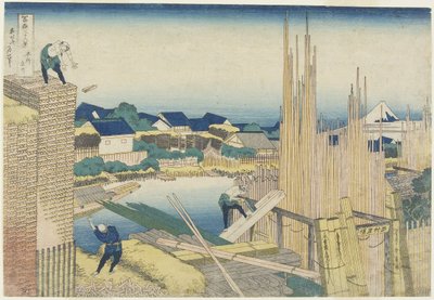 Tatekawa en Honjo, 1831-1834 de Katsushika Hokusai