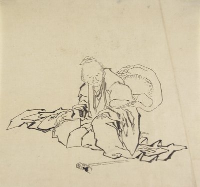 El artesano de Hida de Katsushika Hokusai