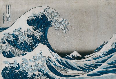 La gran ola de Kanagawa, de la serie "36 vistas del Monte Fuji" de Katsushika Hokusai