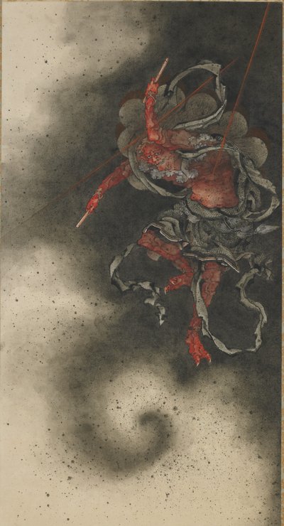 Dios del Trueno, Periodo Edo de Katsushika Hokusai