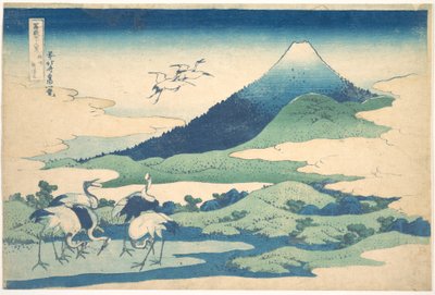 La finca Umezawa en la provincia de Sagami (Sōshū Umezawa zai), de la serie «Las treinta y seis vistas del monte Fuji» (Fugaku sanjūrokkei) de Katsushika Hokusai