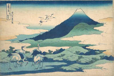 Manor de Umezawa en la provincia de Sagami, de la serie Treinta y seis vistas del monte Fuji de Katsushika Hokusai