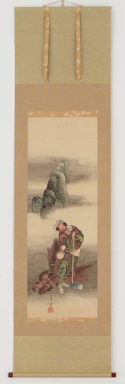 Leñador de Katsushika Hokusai