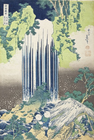 Las cataratas de Yōrō, en la provincia de Mino de Katsushika Hokusai