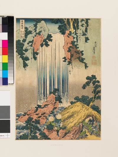 Cascada de Yoro en la provincia de Mino (copia) de Katsushika Hokusai