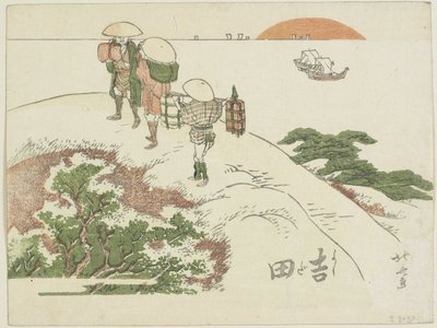 Yoshida, 1799-1802 de Katsushika Hokusai