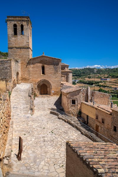 Guimerá medieval village at sunset Urgell, Lleida, 2021 (photo) de Alec Hunter