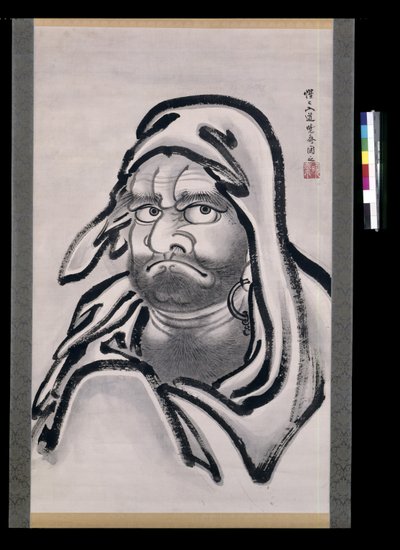 Daruma (tinta sobre papel) de Kawanabe Kyosai