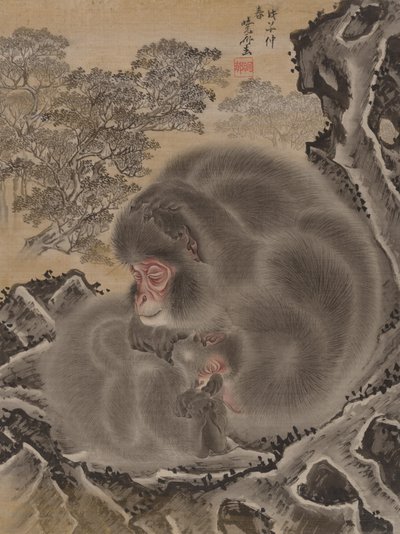 Monos de Kawanabe Kyosai