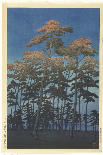 Miembro del Parque Hikawa Omiya de Kawase Hasui