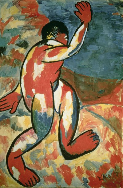 Un bañista, 1911 de Kazimir Severinovich Malevich