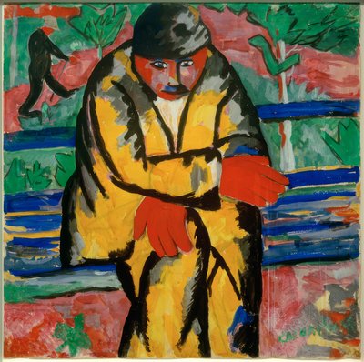 En el bulevar, 1910 de Kazimir Severinovich Malevich