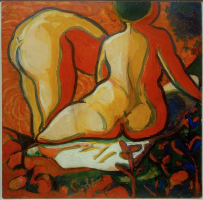 Bañista de espaldas de Kazimir Severinovich Malevich