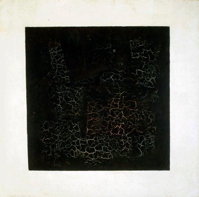 Cuadrado negro, principios de 1920s de Kazimir Severinovich Malevich