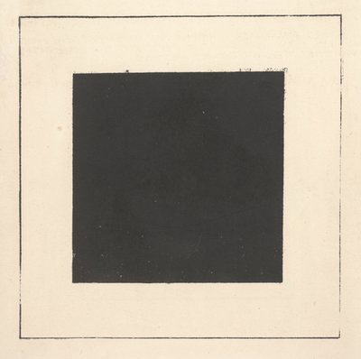 Cuadrado negro de "Suprematismo: 34 dibujos" de Kazimir Severinovich Malevich