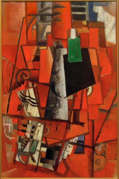 Dama al piano de Kazimir Severinovich Malevich