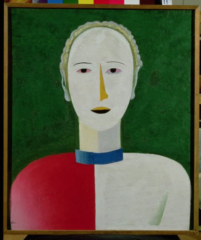 Retrato femenino, 1928-32 de Kazimir Severinovich Malevich