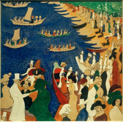 Sociedad paseando de Kazimir Severinovich Malevich