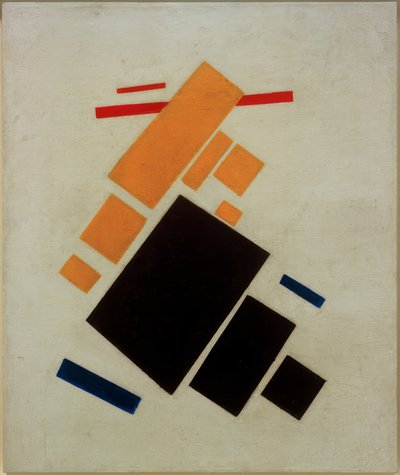 Avión volando de Kazimir Severinovich Malevich