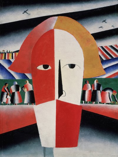 Cabeza de un campesino de Kazimir Severinovich Malevich
