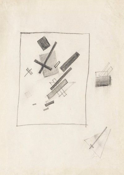 Sentimientos Mixtos, c. 1916 de Kazimir Severinovich Malevich