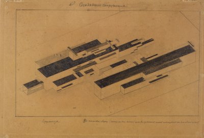 Edificios modernos de Kazimir Severinovich Malevich