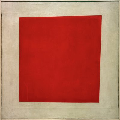 Cuadrado rojo, 1915 de Kazimir Severinovich Malevich