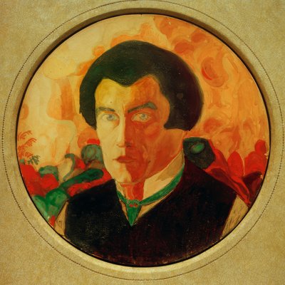 Autorretrato, 1909-1910 de Kazimir Severinovich Malevich