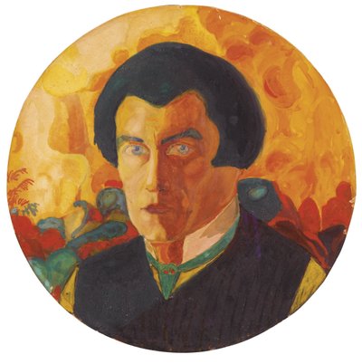 Autorretrato, 1908-1910 de Kazimir Severinovich Malevich