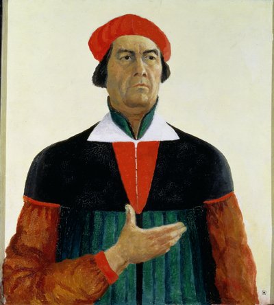 Autorretrato como artista de Kazimir Severinovich Malevich
