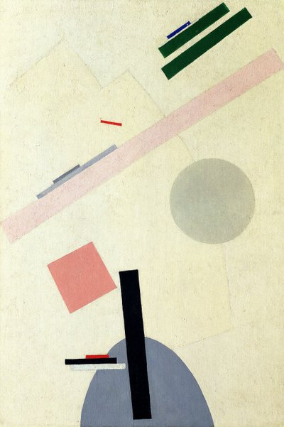 Composición suprematista de Kazimir Severinovich Malevich