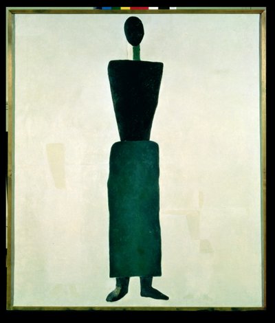Figura Femenina Suprematista, 1928-32 de Kazimir Severinovich Malevich