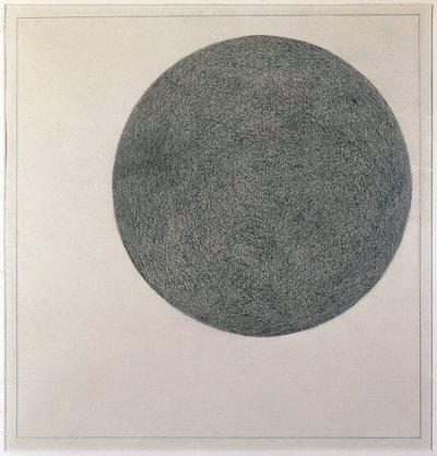 Elemento suprematista: círculo de Kazimir Severinovich Malevich