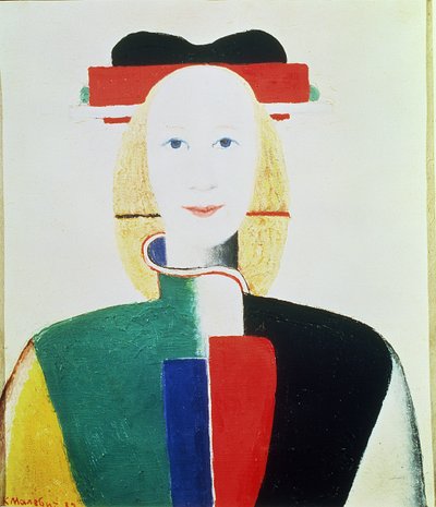 La chica con el sombrero de Kazimir Severinovich Malevich