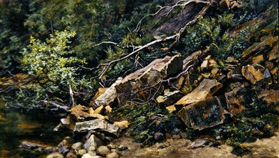 Una orilla rocosa de Keeley Halswelle