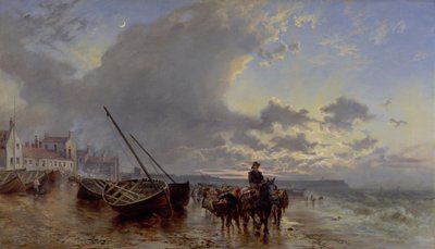 Newhaven, Firth of Forth al atardecer de Keeley Halswelle