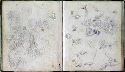 Cuaderno de bocetos para el 