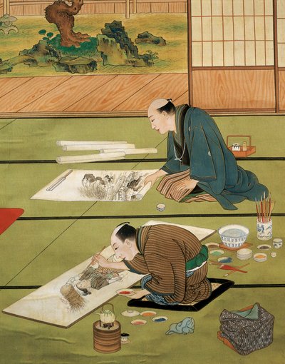 Taller de pintura de Keiga Kawahara